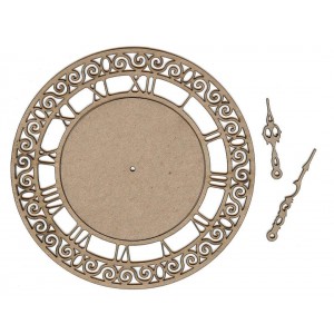 Chipboard Embellishments - Clock #1